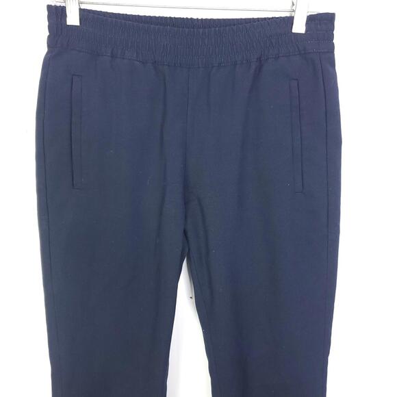 Banana Republic Pants WOmens 0 Joggers Pull On Zip Pockets Navy Casual Weekend - Picture 2 of 11